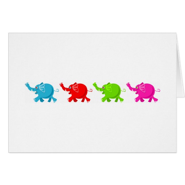 Herd of Elephants (Front Horizontal)