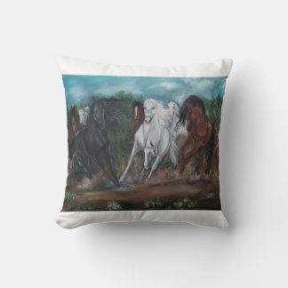 Herd of Horses Cushion