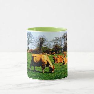 Herd of Jersey cows Mug