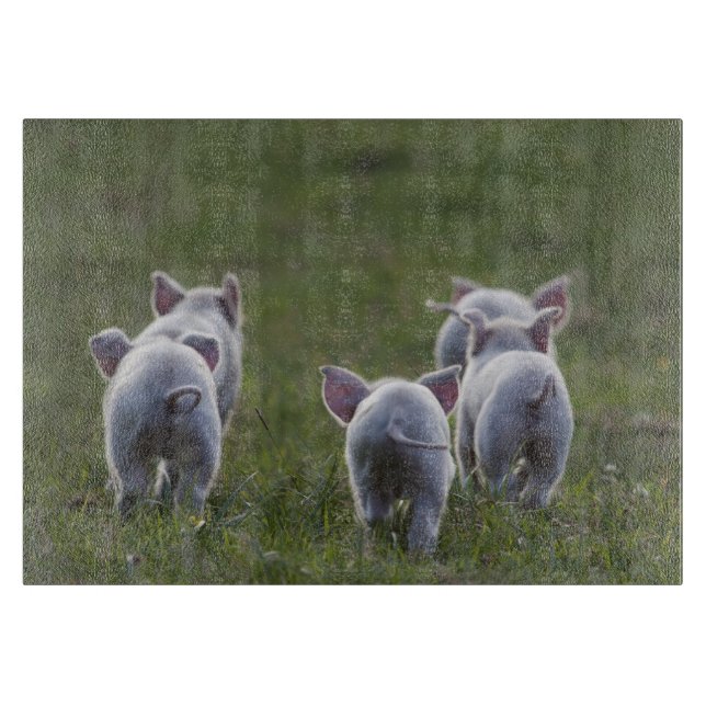 Herd of Piglets cutting board (Front)