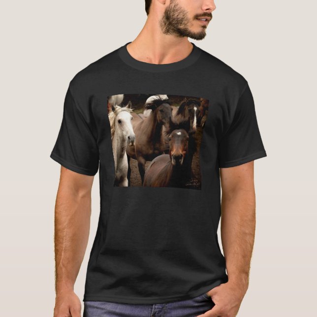 Herd Running Towards You T-Shirt (Front)