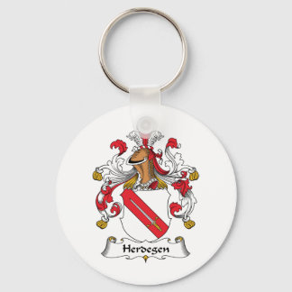 Herdegen Family Crest Key Ring