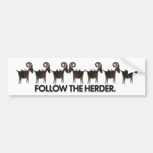 HERDER.bumper Bumper Sticker (Front)