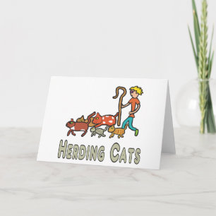 Herding Cats Card