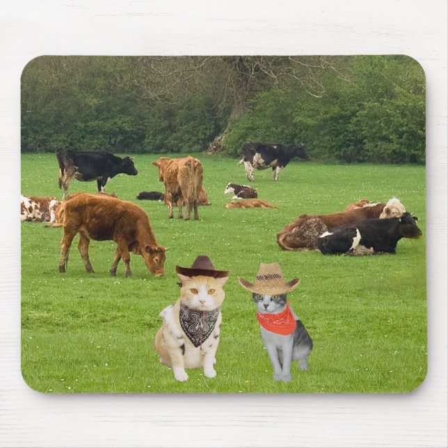 Herding Cats Mouse Pad (Front)