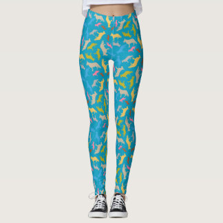 Herding Dog Minimal Silhouette Shepherd Leggings