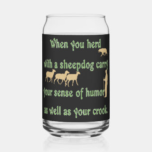 Herding Humour Can Glass