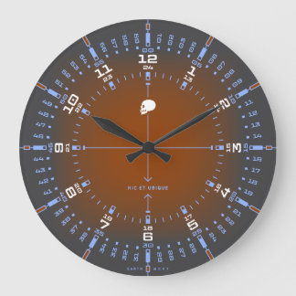 Here and Everywhere Large Clock