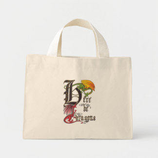 Here Be Dragons Mini Tote Bag