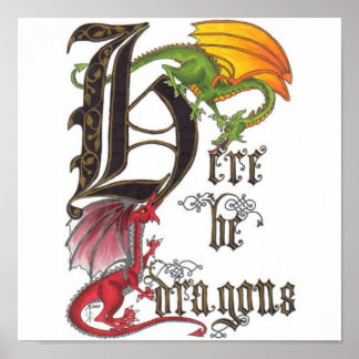 Here Be Dragons Poster
