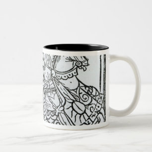 'Here Begynneth the Knightes Tale' Two-Tone Coffee Mug