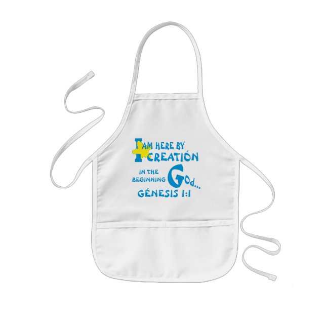 Here By Creation  Apron© Eng Kids Apron (Front)