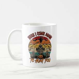 Here Come Again Grim Reaper Halloween Pumpkin_1 Coffee Mug