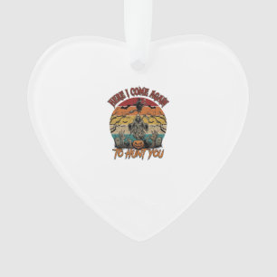 Here Come Again Grim Reaper Halloween Pumpkin_1 Ornament