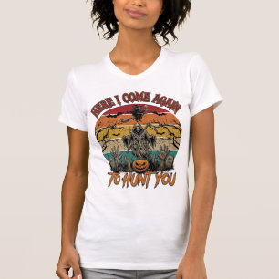 Here Come Again Grim Reaper Halloween Pumpkin_1 T-Shirt
