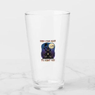 Here Come Again Haunted Castle Ghosts Moon Glass