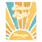 Here Come The Son Sun Baby Shower Diaper Raffle 