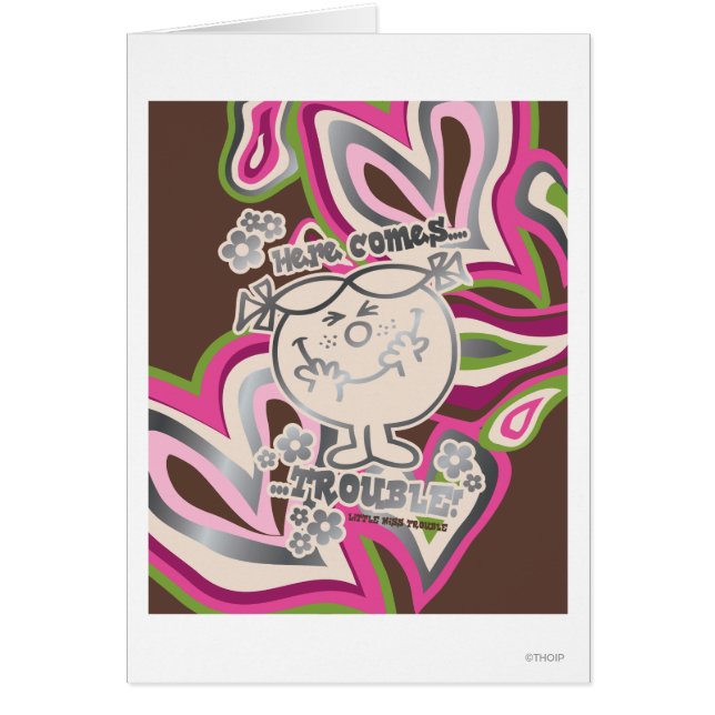 Here Come Trouble | Neon Background (Front)