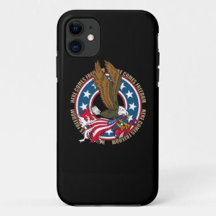 Here Comes Freedom American Bald Eagle iPhone 11 Case