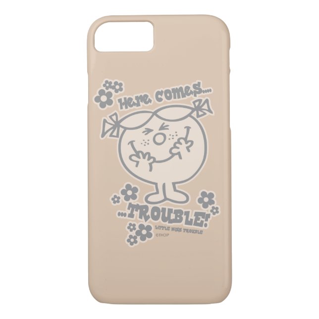 Here Comes Little Miss Trouble Case-Mate iPhone Case (Back)