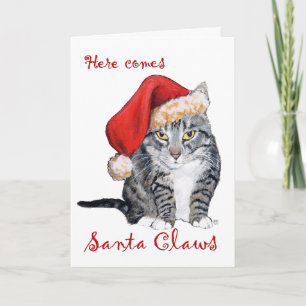 Here Comes Santa Claws! Card