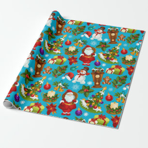 Here Comes Santa Wrapping Paper