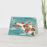 Here Comes Santa's Space Ship