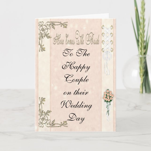 Here Comes The Bride Announcement (Front)