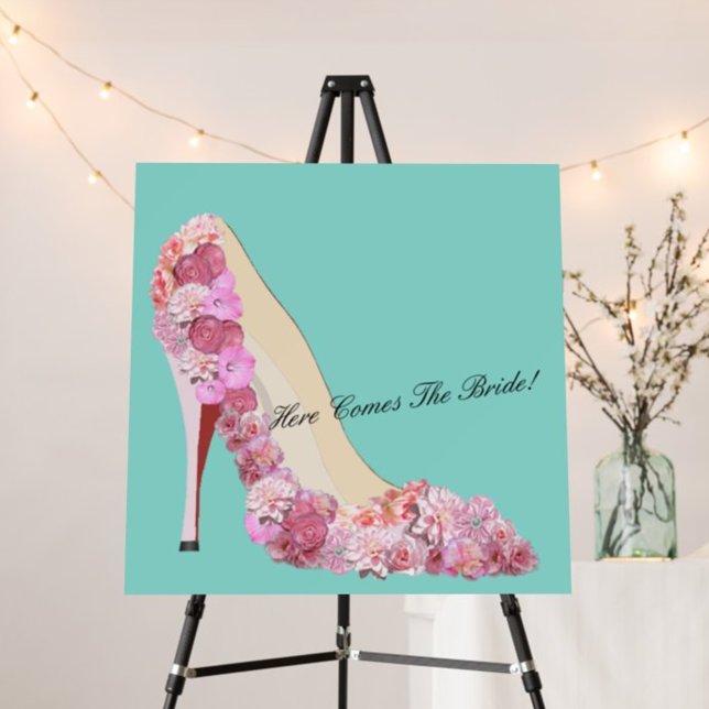 Here Comes The Bride Bridal Shadow Box Party Poster (Creator Uploaded)