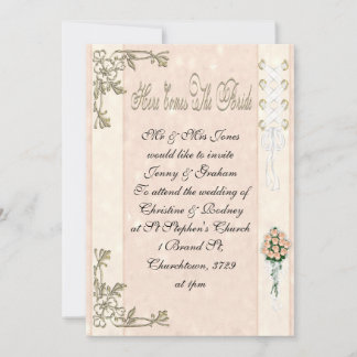 Here Comes The Bride Invitation