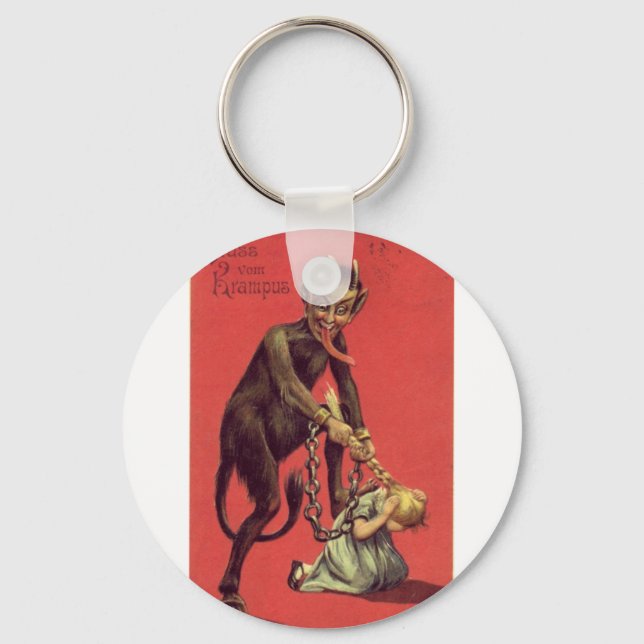 Here Comes The Krampus! 2 Key Ring (Front)