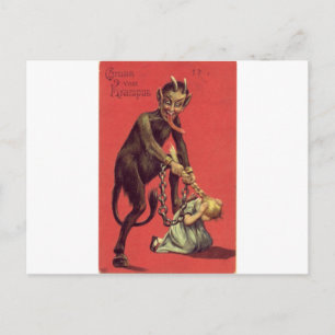 Here Comes The Krampus! 2 Postcard
