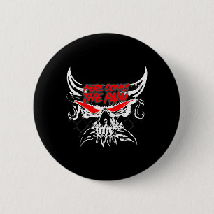 Here Comes The Pain Wrestling Martial Arts Motivat 6 Cm Round Badge