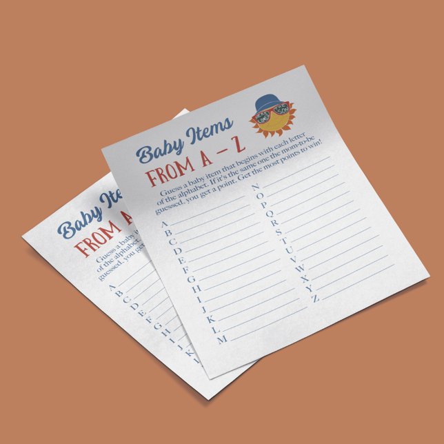 Here Comes the Son Baby Boy Shower Game (Creator Uploaded)