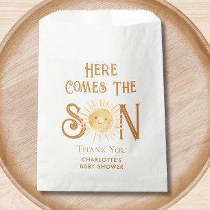 Here Comes The Son Baby Shower Favour Bag