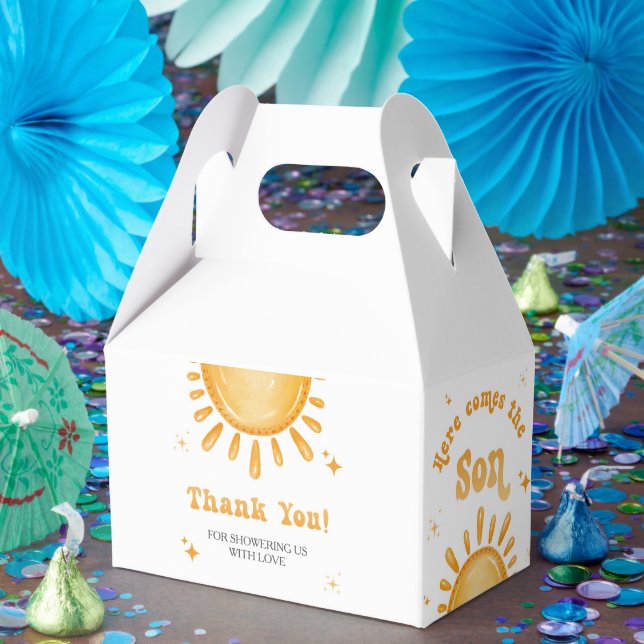Here Comes The Son Baby Shower Favour Box (Party)