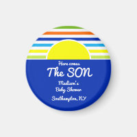 Here Comes The Son Baby Shower Favour