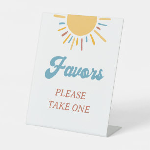 Here Comes The Son Baby Shower Favours Sign