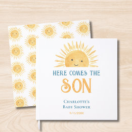 Here Comes The Son Baby Shower Guest Book