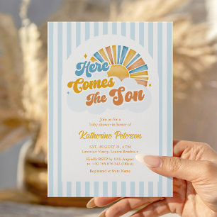 Here Comes the Son Baby Shower Invitation