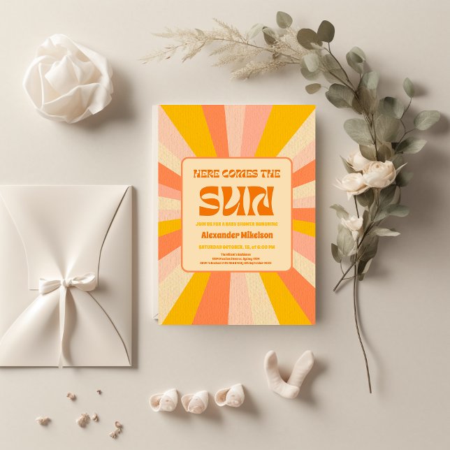 Here Comes The Son Baby Shower  Invitation (Creator Uploaded)