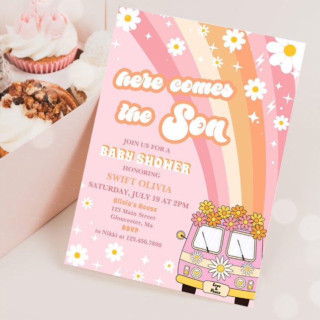 Here Comes The Son Baby Shower  Invitation (Creator Uploaded)