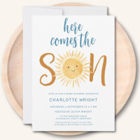 Here Comes The Son Baby Shower