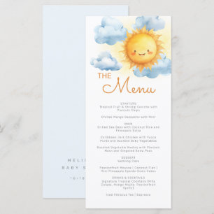 Here Comes The Son Baby Shower Party Menu