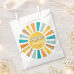 Here Comes the Son Boho Sunshine Boy Baby Shower Favour Bags<br><div class="desc">Drenched in a retro sunshine design,  this favour bag is a wonderful blend of nostalgic aesthetics and contemporary functionality. The motif is a stunning array of muted yellow,  blue,  orange,  and terracotta hues that create a warm and inviting atmosphere right off the bat.</div>