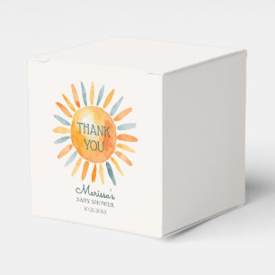 Here Comes the Son Boy Baby Shower Favour Box