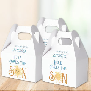 Here Comes The Son Boy's Baby Shower Favour Box