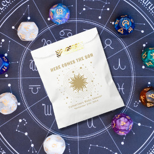 Here Comes The Son Celestial Baby Shower Favour Bags