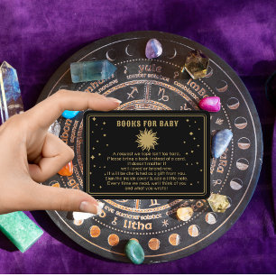 Here Comes The Son   Celestial Shower Book Request Enclosure Card