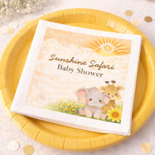 Here Comes the Son Jungle Style Napkin